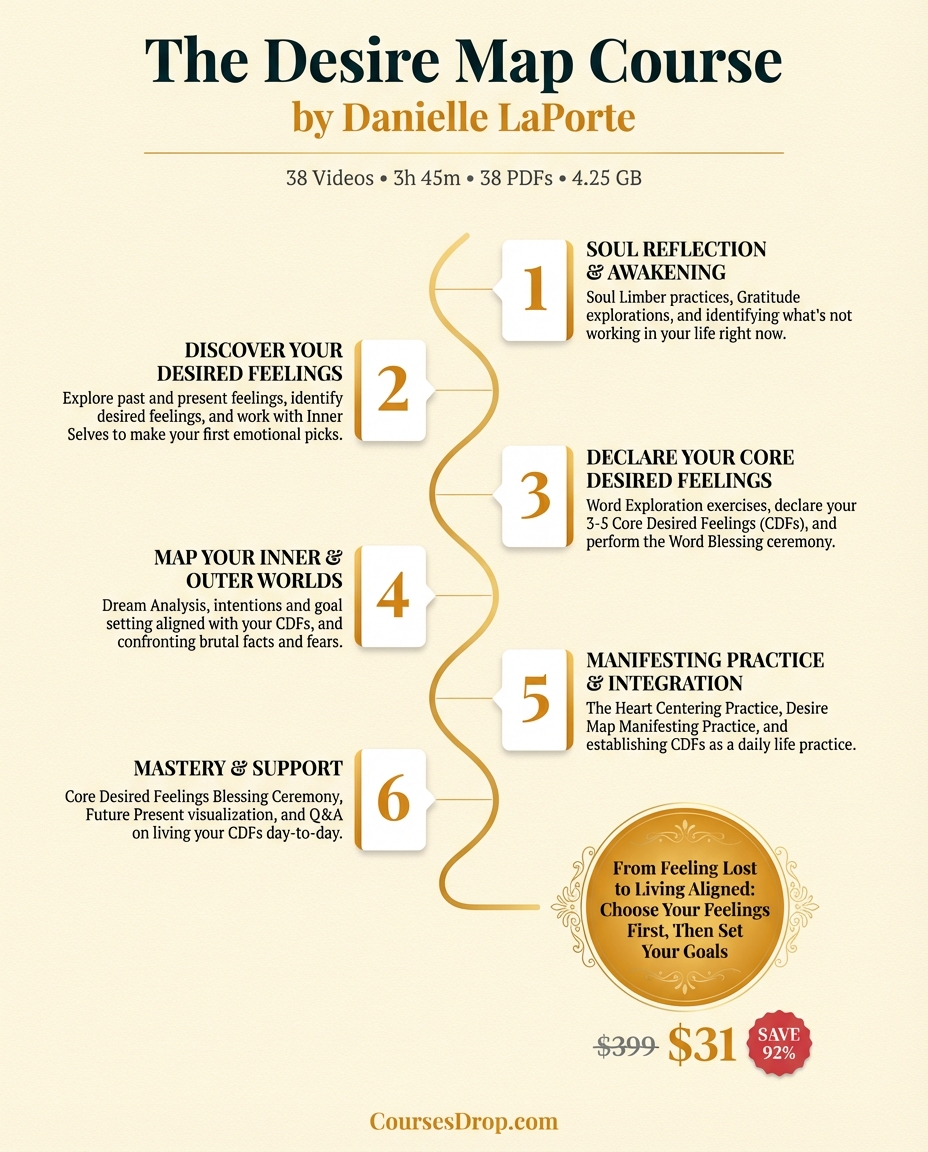Core Desired Feelings Explained: Danielle LaPorte's Method for Goal-Setting That Actually Leads Where You Want to Go course